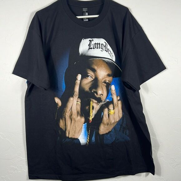 🔥🔥 “NEW” SNOOP DOGG Big Face Rap Music Concert Tee “Rare” Sz XL - Never Worn - Picture 1 of 6